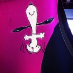 Hand Painted Snoopy on Wetsuit