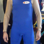 Full Wetsuit in Blue and Beige