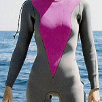 Custom Wetsuit Pink and Grey